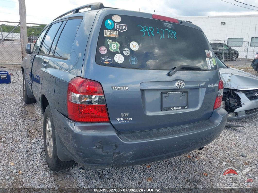 JTEGP21A950063730 2005 TOYOTA HIGHLANDER photo no. 6