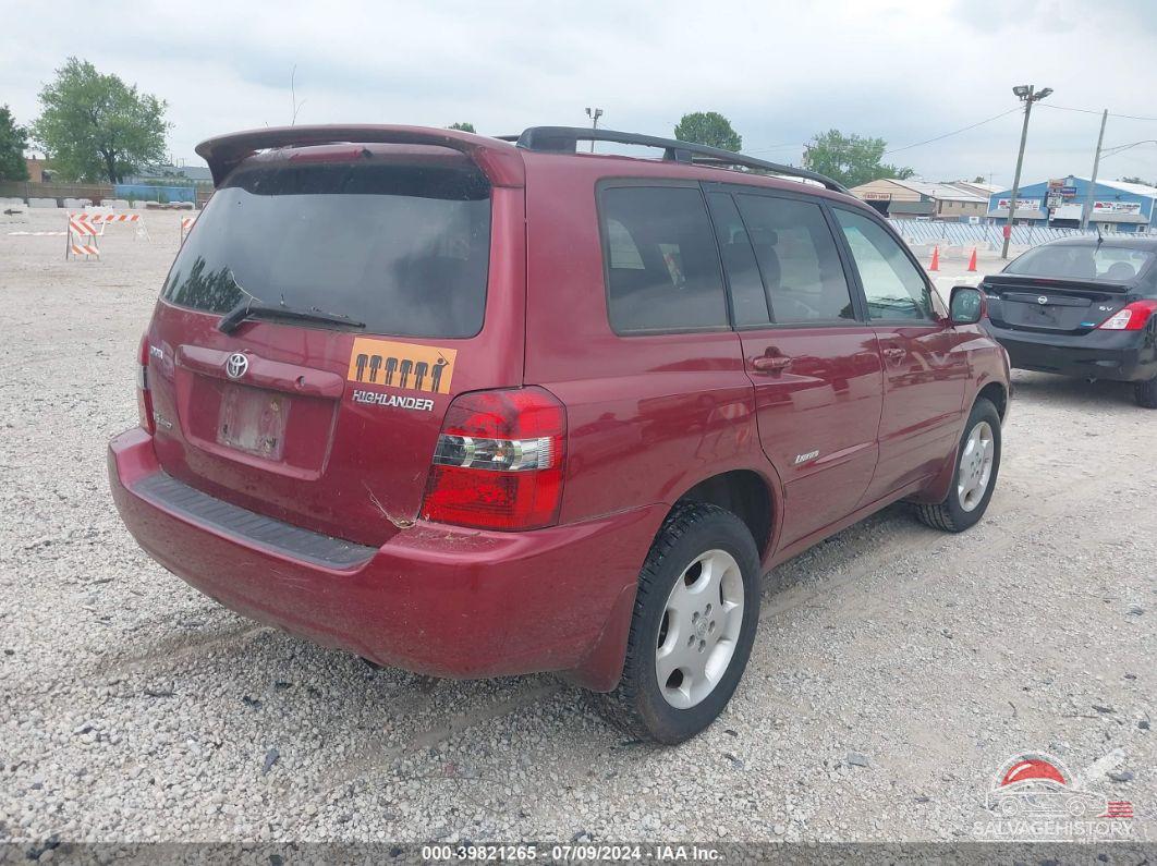 JTEEP21A460171245 2006 TOYOTA HIGHLANDER photo no. 4