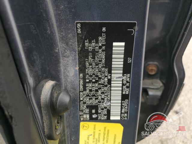 JTEEW21A060031079 2006 TOYOTA HIGHLANDER photo no. 13