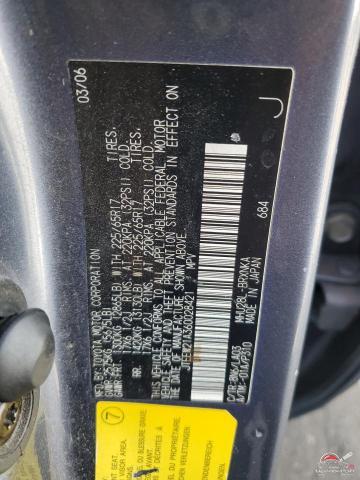 JTEEW21A360028421 2006 TOYOTA HIGHLANDER photo no. 13