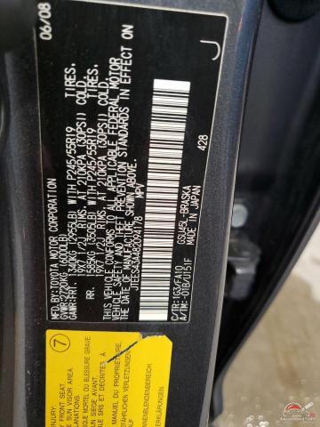JTEES43A482094178 2008 TOYOTA HIGHLANDER photo no. 13