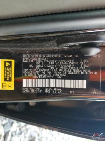 5TDBK3EH5AS027633 2010 TOYOTA HIGHLANDER photo no. 14