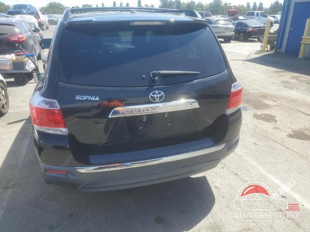 5TDZK3EH1BS045062 2011 TOYOTA HIGHLANDER photo no. 6