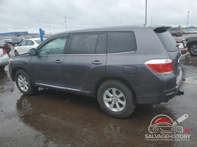 5TDBK3EH7CS161336 2012 TOYOTA HIGHLANDER photo no. 2