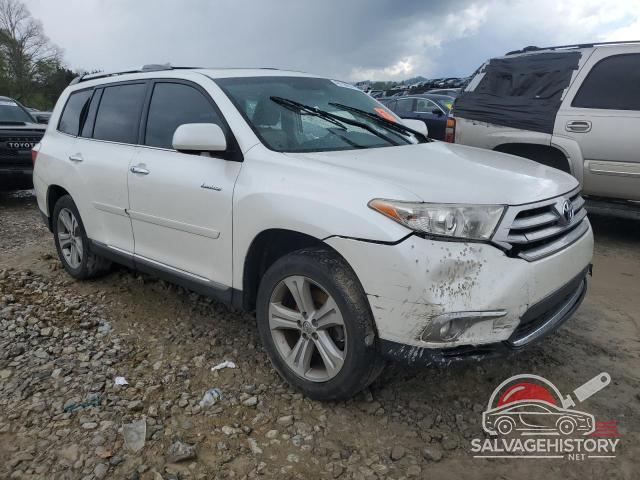 5TDYK3EH0DS119697 2013 TOYOTA HIGHLANDER photo no. 4