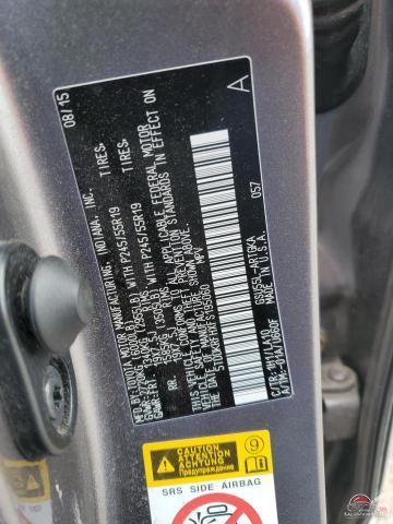 5TDDKRFHXFS195060 2015 TOYOTA HIGHLANDER photo no. 14
