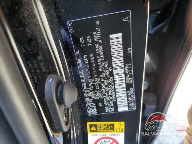 5TDBKRFH3GS249629 2016 TOYOTA HIGHLANDER photo no. 13