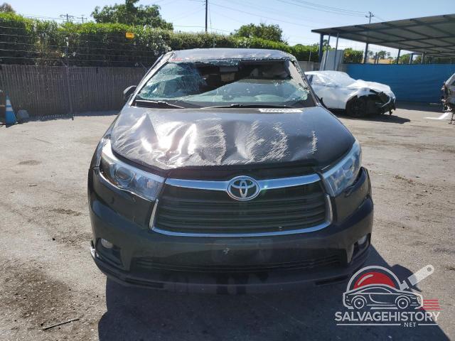 5TDBKRFH3GS249629 2016 TOYOTA HIGHLANDER photo no. 5