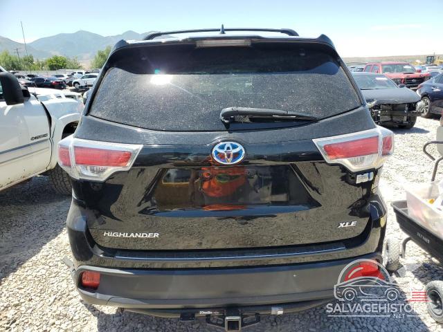 5TDJCRFH0GS017255 2016 TOYOTA HIGHLANDER photo no. 6