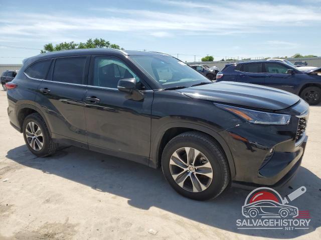 5TDGZRAH6MS047775 2021 TOYOTA HIGHLANDER photo no. 4
