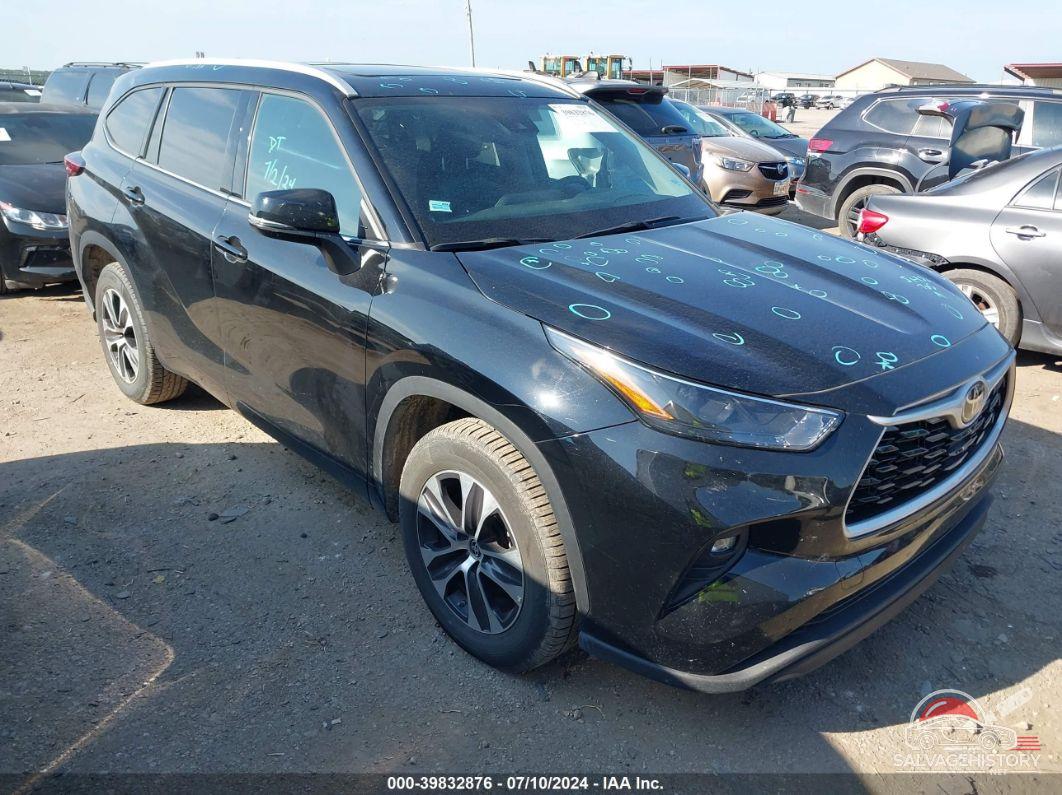 5TDGZRAH9NS129839 2022 TOYOTA HIGHLANDER photo no. 3