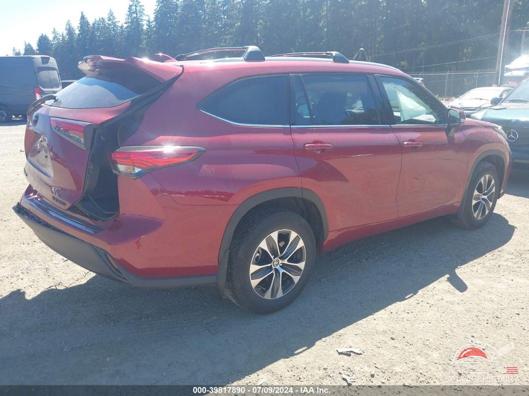 5TDGZRBH0NS588062 2022 TOYOTA HIGHLANDER photo no. 4