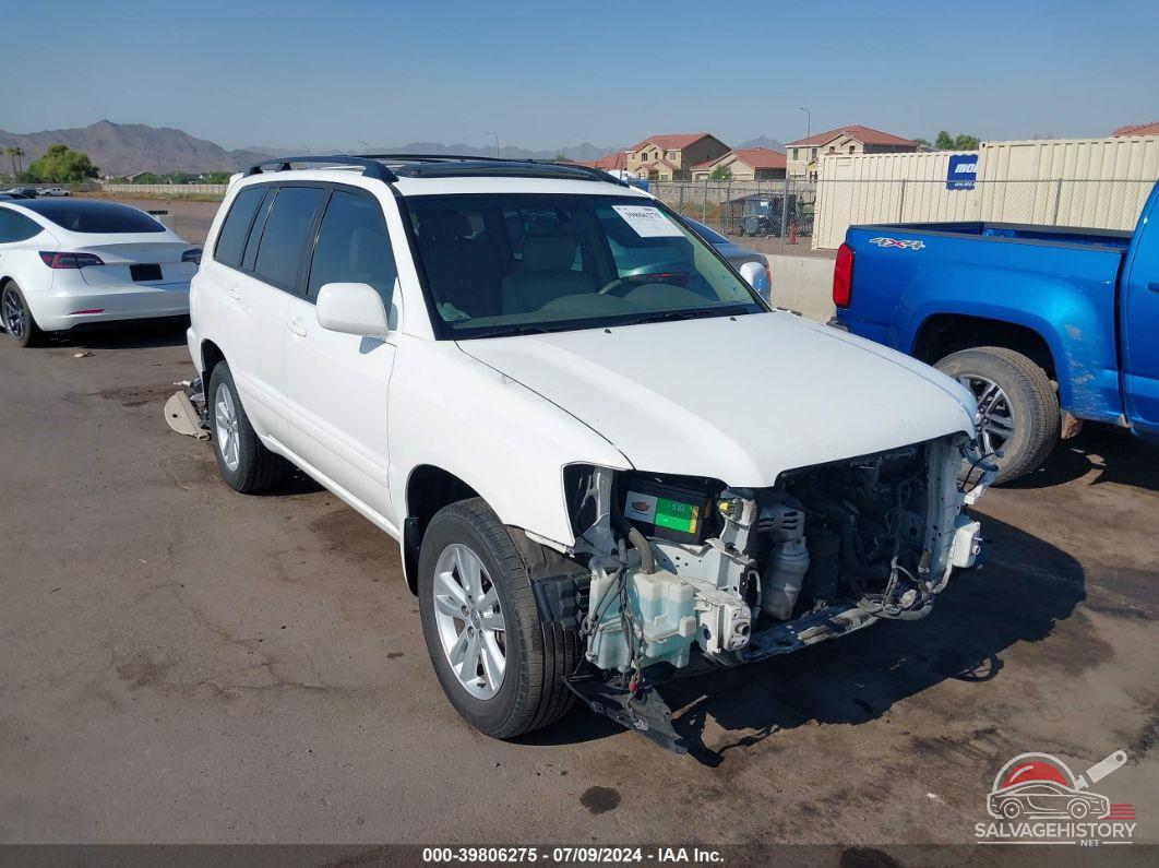 JTEEW21A560004184 2006 TOYOTA HIGHLANDER HYBRID photo no. 5