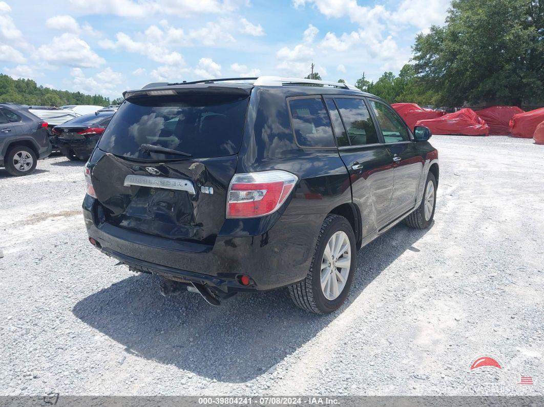 JTEBW3EHXA2040563 2010 TOYOTA HIGHLANDER HYBRID photo no. 4