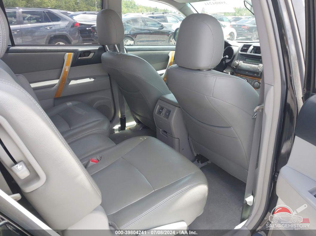 JTEBW3EHXA2040563 2010 TOYOTA HIGHLANDER HYBRID photo no. 8