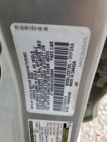 2T1KR32E24C236086 2009 TOYOTA MATRIX photo no. 13