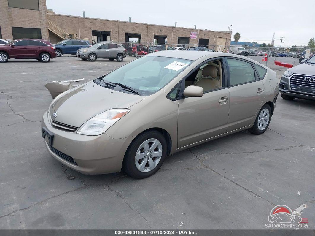 JTDKB20U353086444 2005 TOYOTA PRIUS photo no. 2