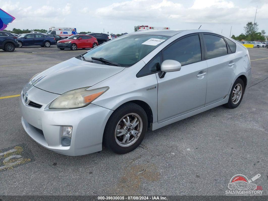 JTDKN3DU0A0050780 2010 TOYOTA PRIUS photo no. 2