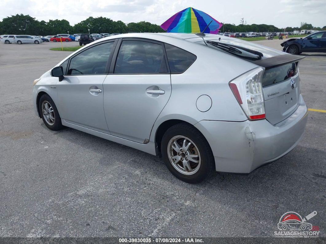 JTDKN3DU0A0050780 2010 TOYOTA PRIUS photo no. 3