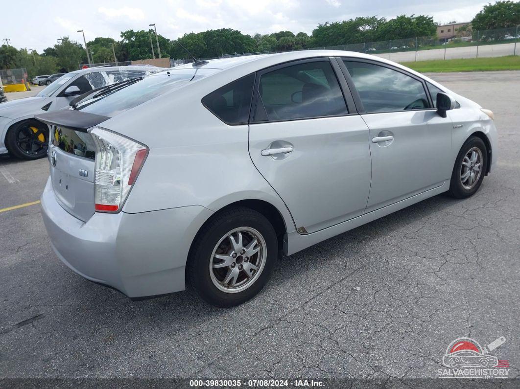 JTDKN3DU0A0050780 2010 TOYOTA PRIUS photo no. 4