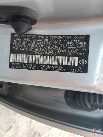 JTDKN3DU1A0042171 2010 TOYOTA PRIUS photo no. 13