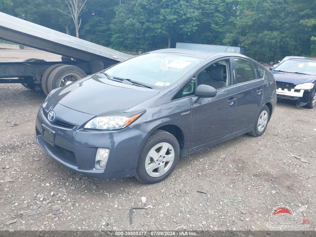 JTDKN3DU1A0205272 2010 TOYOTA PRIUS photo no. 2