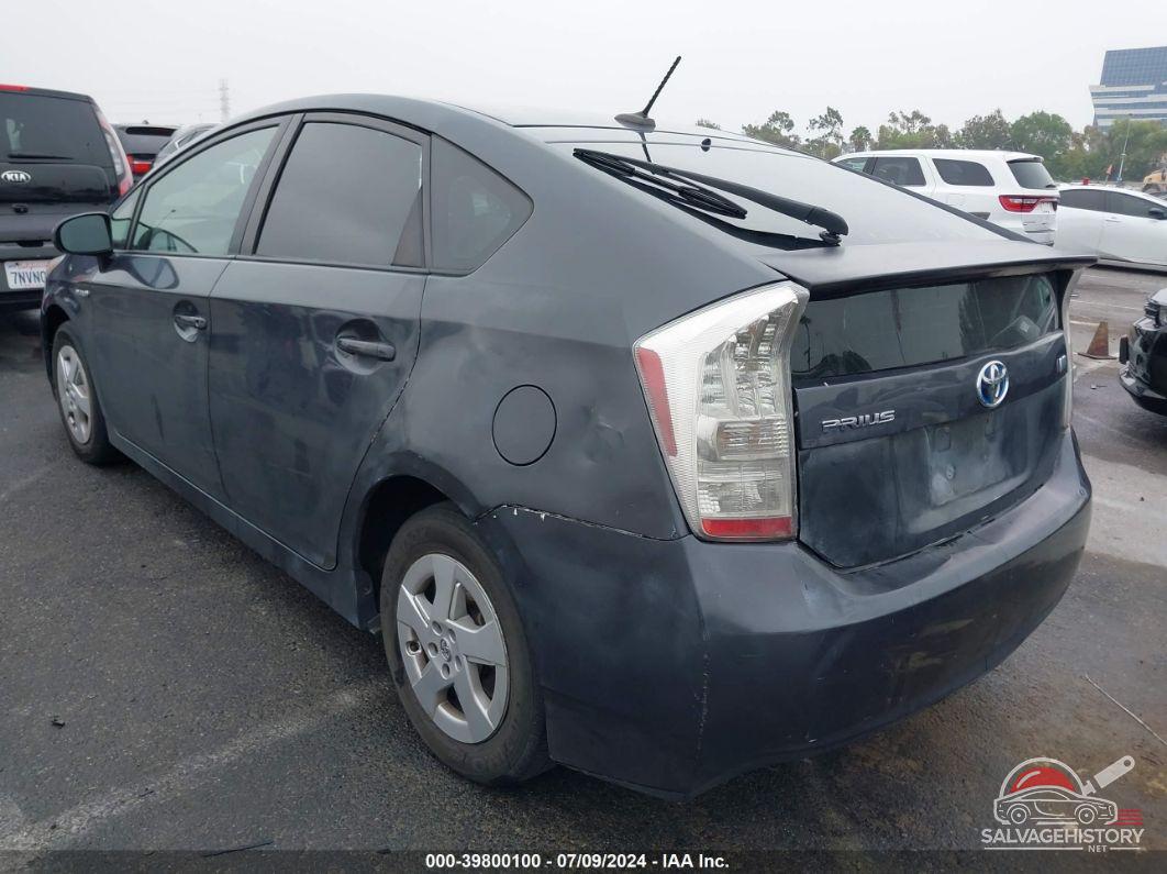 JTDKN3DU4A0183705 2010 TOYOTA PRIUS photo no. 3