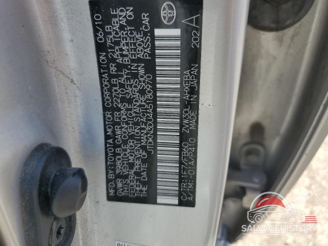 JTDKN3DU4A5180970 2010 TOYOTA PRIUS photo no. 12