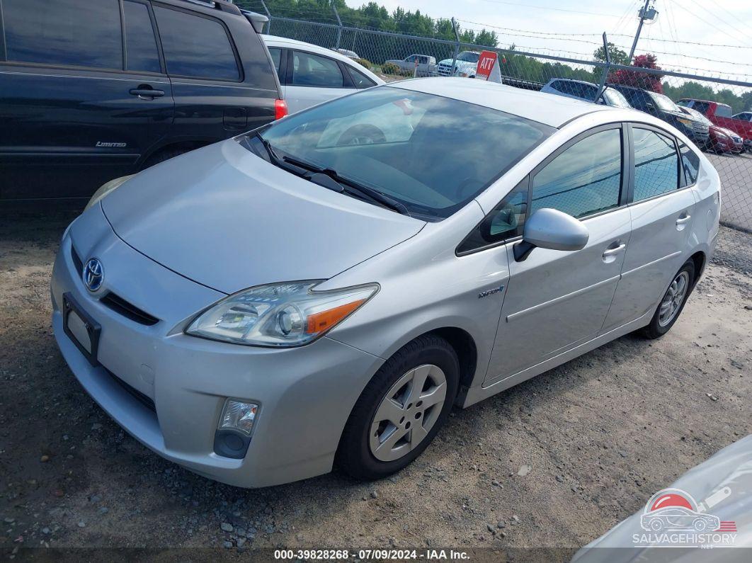 JTDKN3DU7A0094484 2010 TOYOTA PRIUS photo no. 2