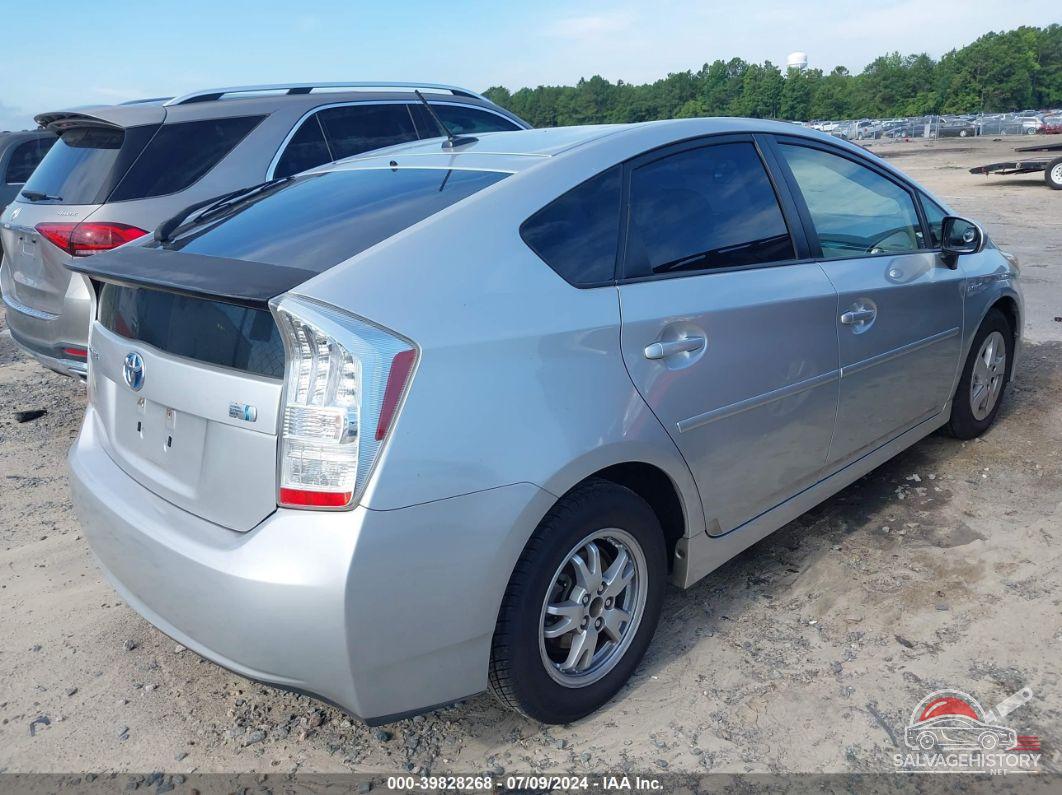 JTDKN3DU7A0094484 2010 TOYOTA PRIUS photo no. 4