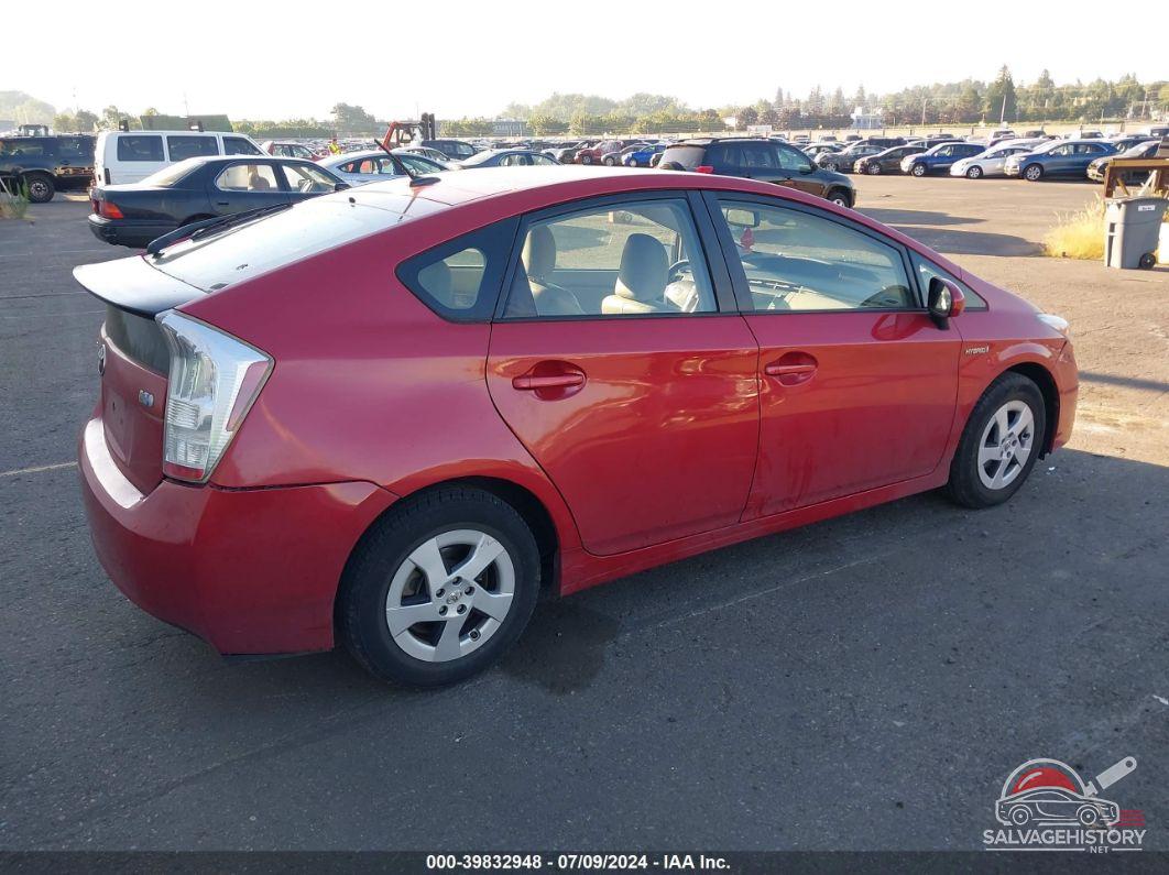 JTDKN3DU8A0029630 2010 TOYOTA PRIUS photo no. 4