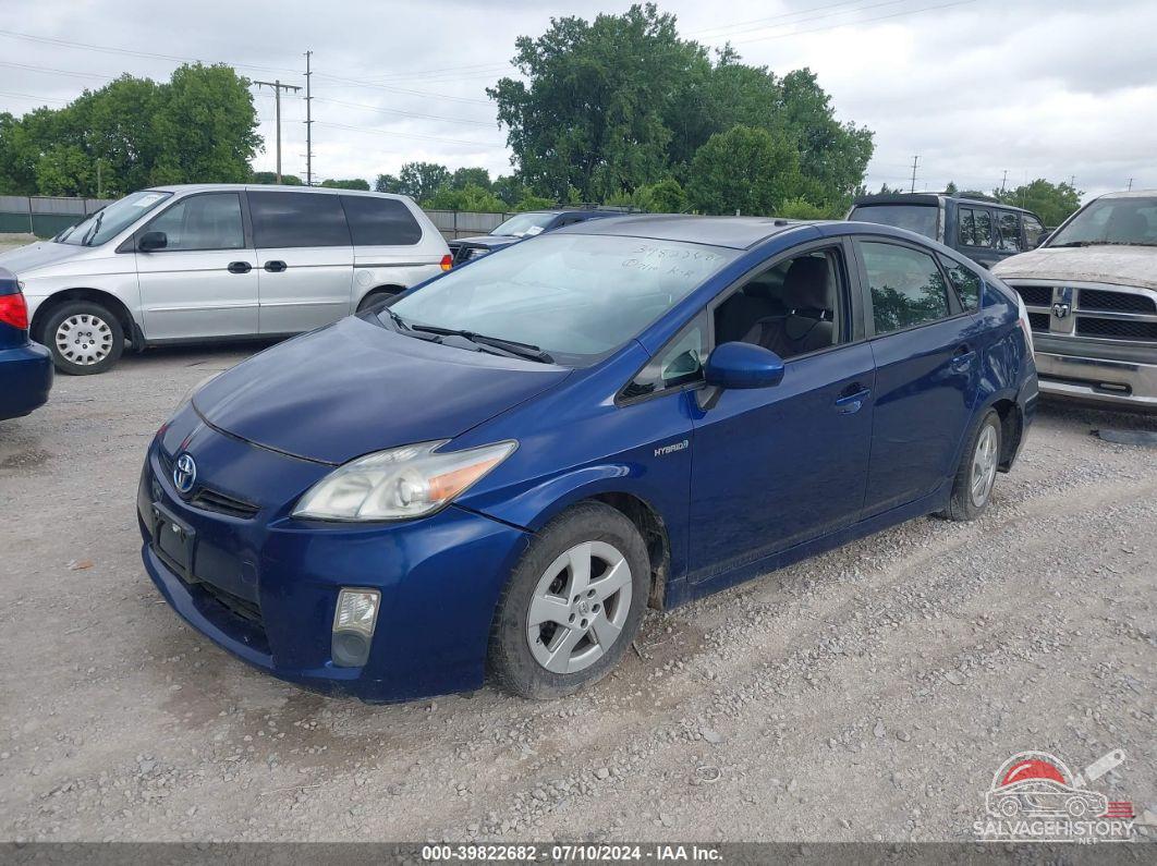 JTDKN3DUXA0210390 2010 TOYOTA PRIUS photo no. 2