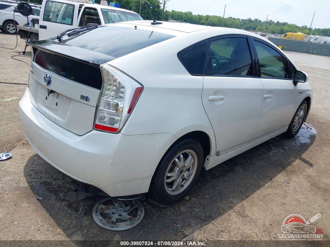 JTDKN3DU6B0293382 2011 TOYOTA PRIUS photo no. 4