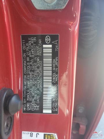 JTDKN3DU7B0285033 2011 TOYOTA PRIUS photo no. 12