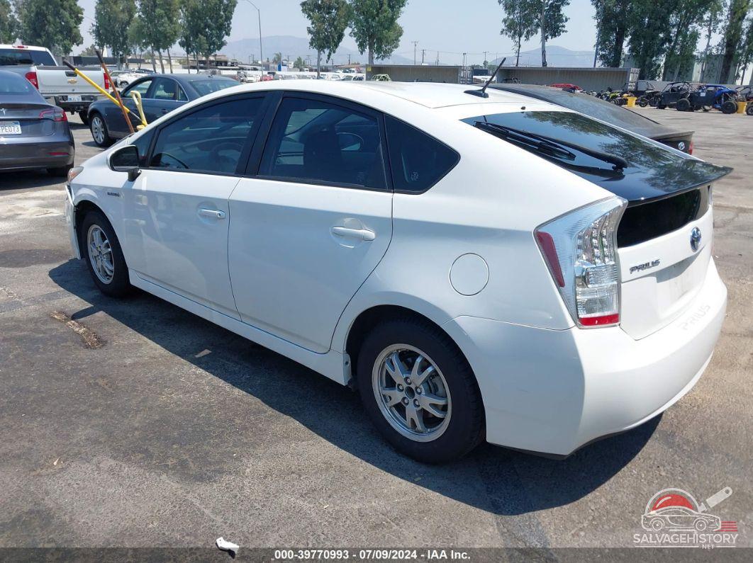 JTDKN3DU9B5322442 2011 TOYOTA PRIUS photo no. 3