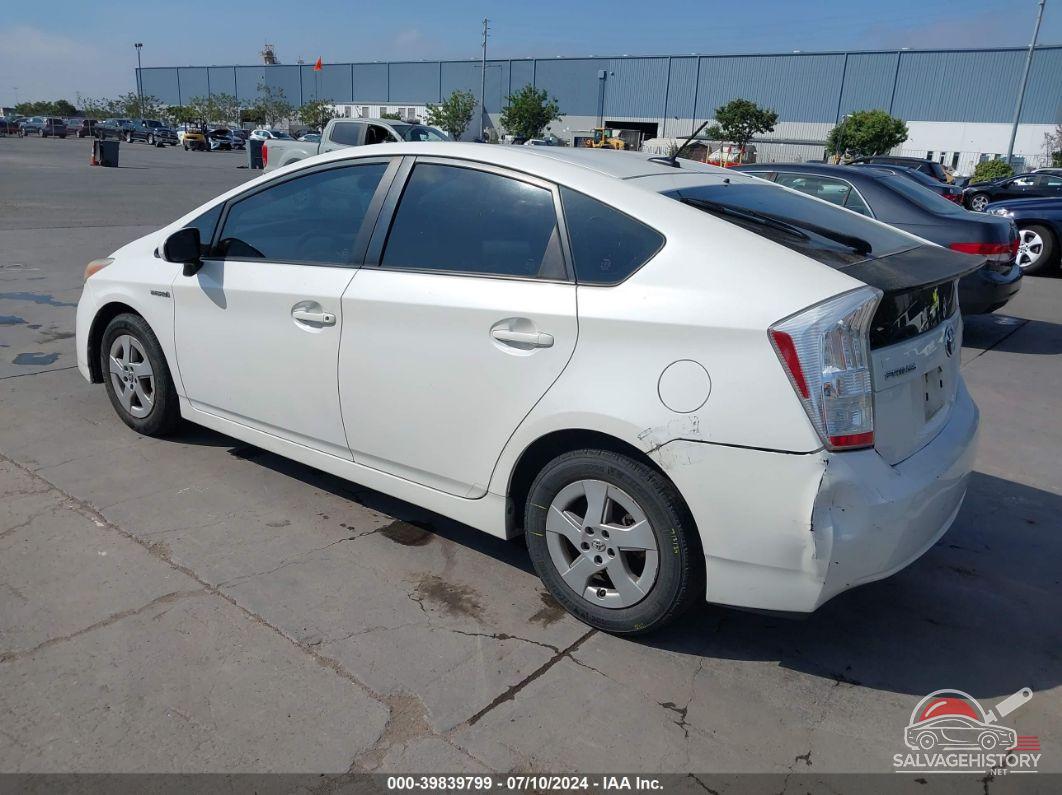 JTDKN3DU9B5353495 2011 TOYOTA PRIUS photo no. 3