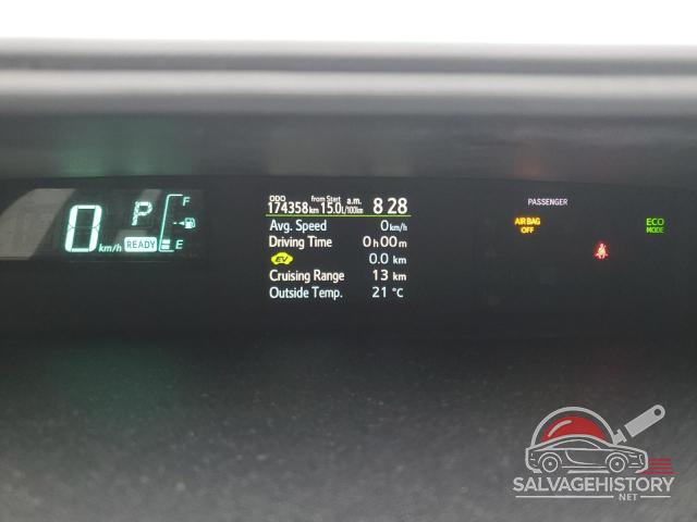 JTDKDTB33C1022918 2012 TOYOTA PRIUS photo no. 9