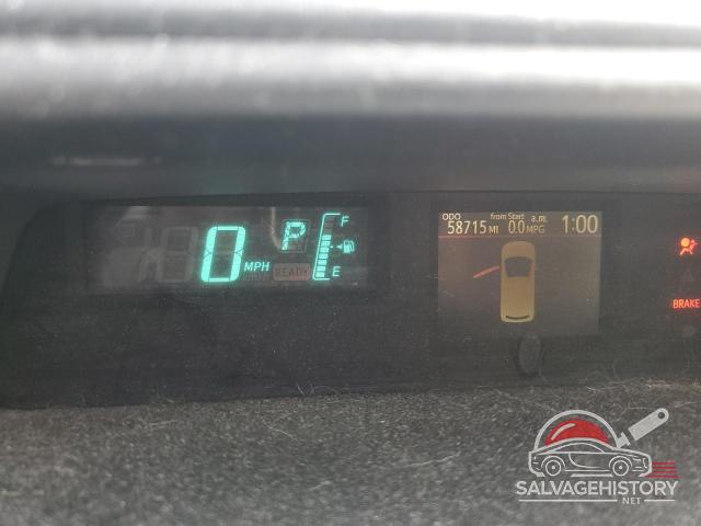 JTDKDTB34C1501168 2012 TOYOTA PRIUS photo no. 9