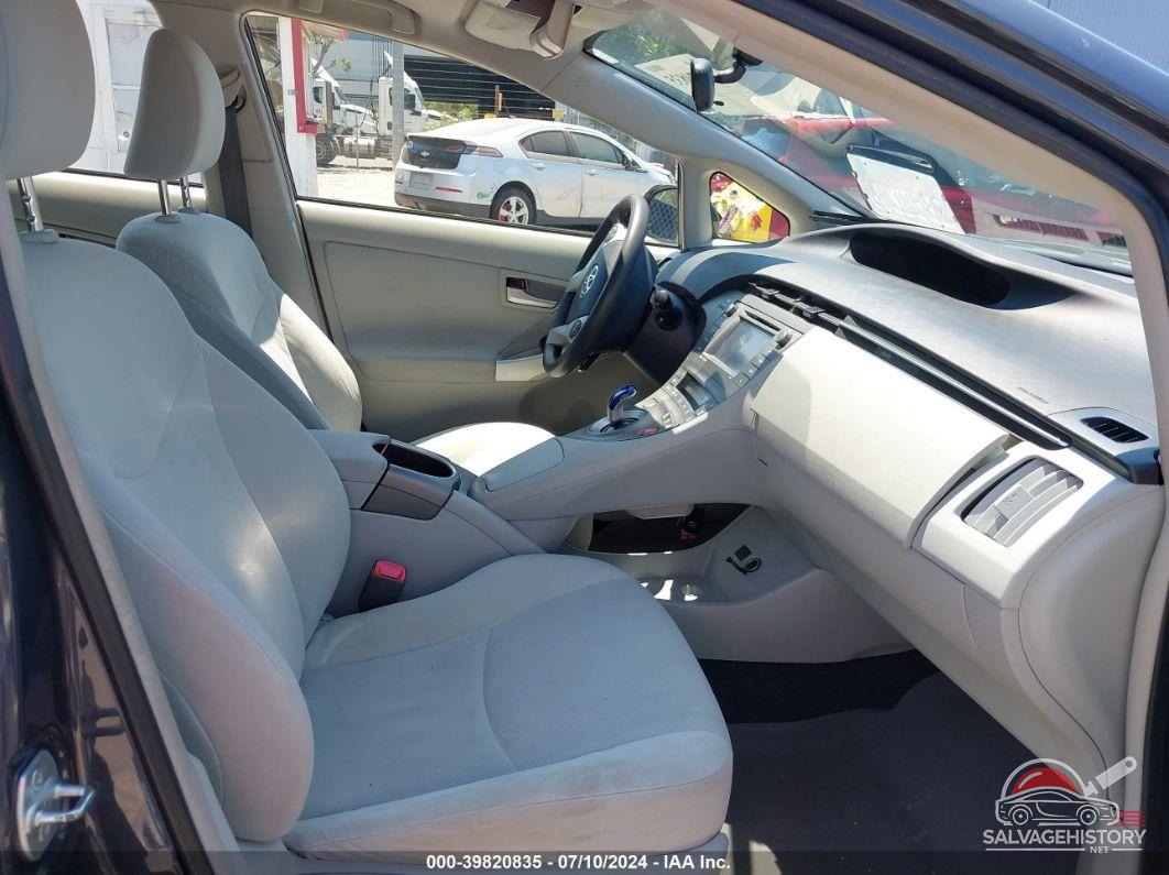 JTDKN3DU0C1493170 2012 TOYOTA PRIUS photo no. 5