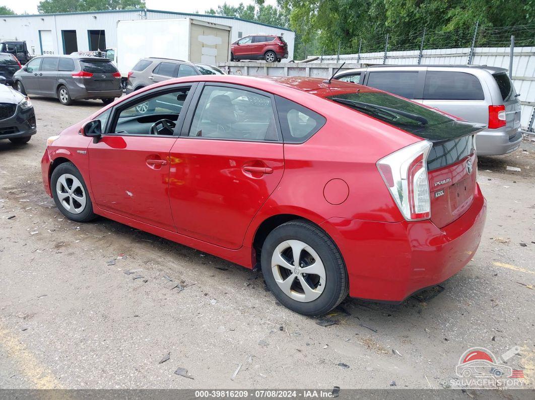 JTDKN3DU0D1703848 2013 TOYOTA PRIUS photo no. 3