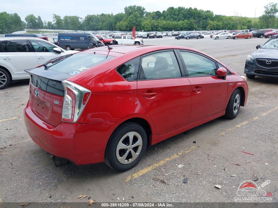 JTDKN3DU0D1703848 2013 TOYOTA PRIUS photo no. 4