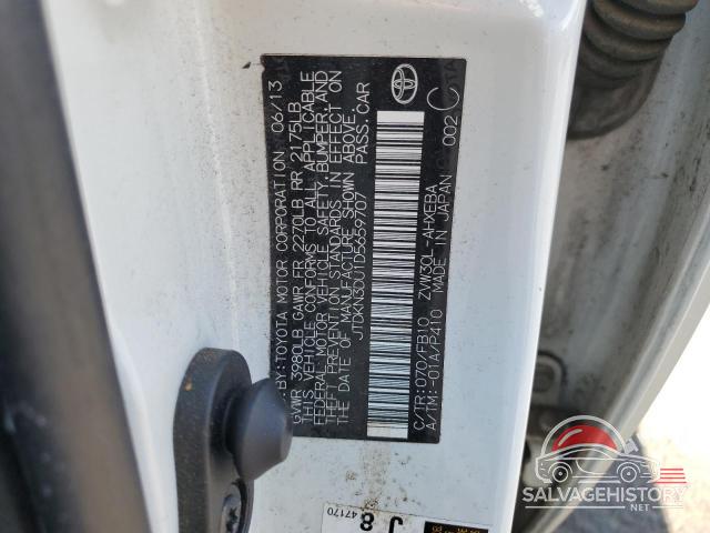 JTDKN3DU1D5659707 2013 TOYOTA PRIUS photo no. 12