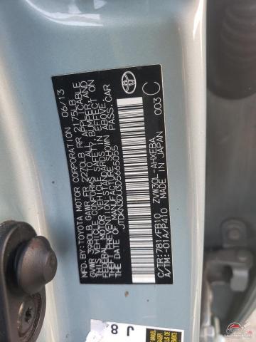 JTDKN3DU3D5665055 2013 TOYOTA PRIUS photo no. 12