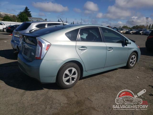 JTDKN3DU3D5665055 2013 TOYOTA PRIUS photo no. 3