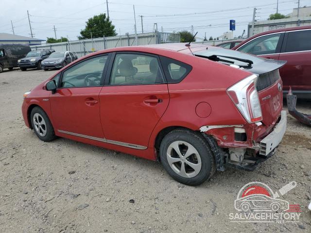 JTDKN3DU8D5593284 2013 TOYOTA PRIUS photo no. 2