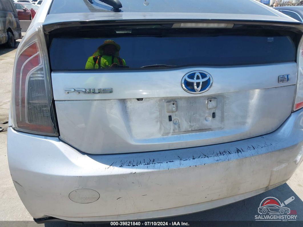 JTDKN3DUXD5593111 2013 TOYOTA PRIUS photo no. 6