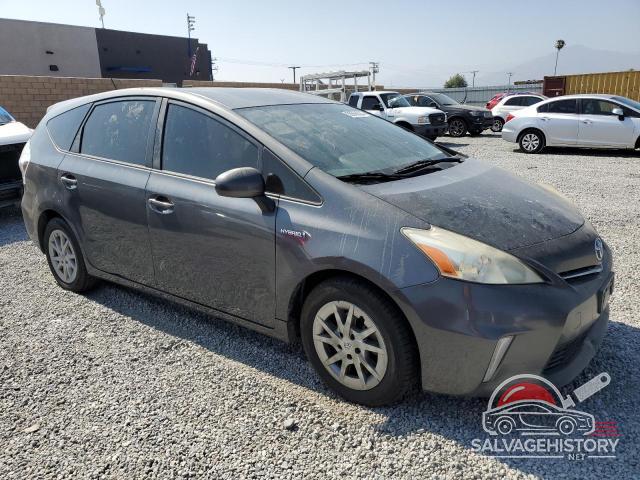 JTDZN3EU2D3225708 2013 TOYOTA PRIUS photo no. 4