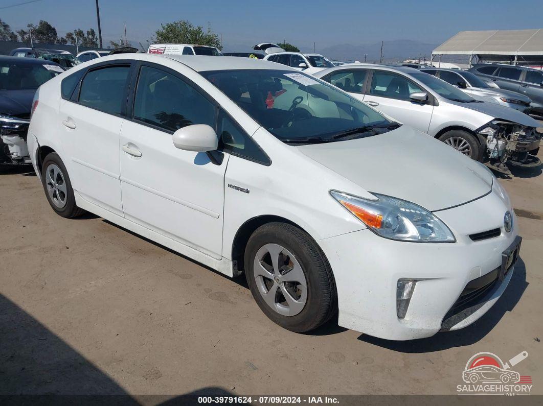 JTDKN3DU2E1752292 2014 TOYOTA PRIUS photo no. 4
