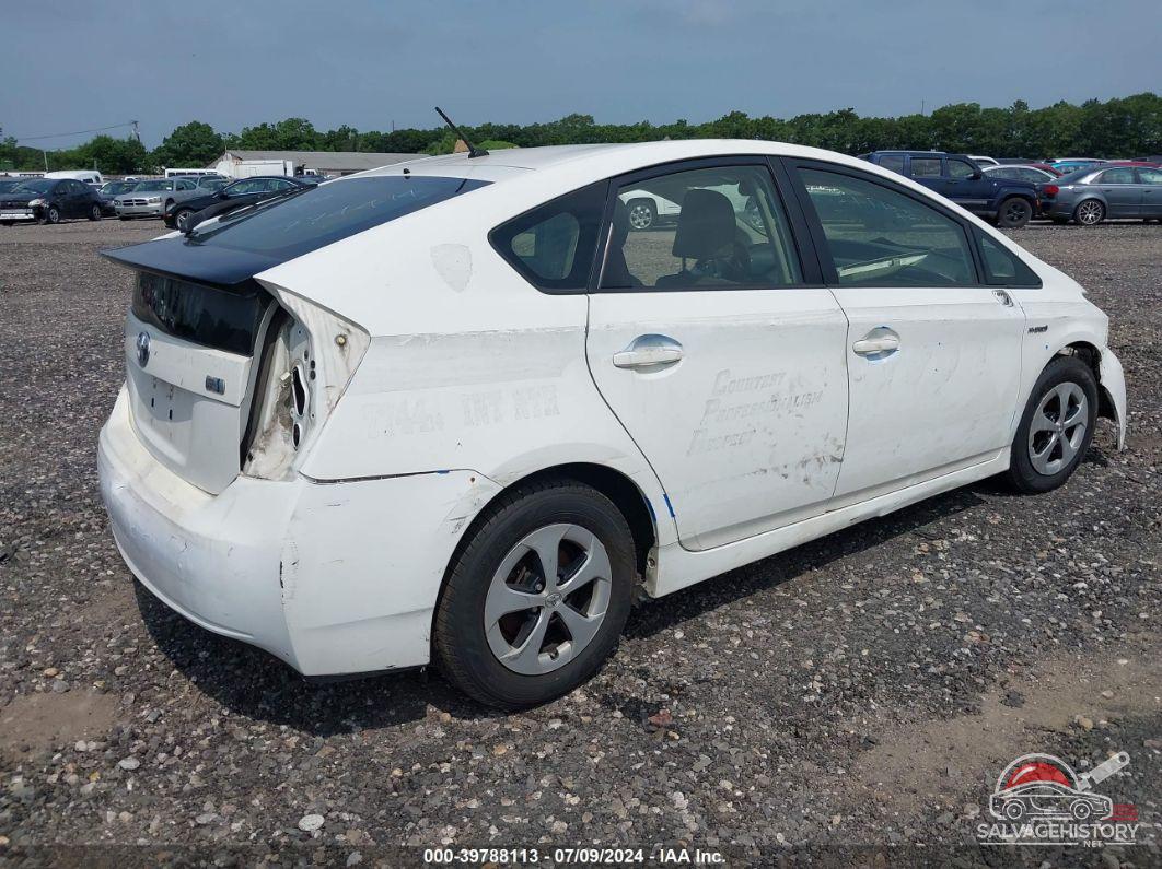 JTDKN3DUXE1801691 2014 TOYOTA PRIUS photo no. 4
