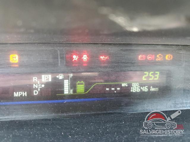 JTDZN3EU7E3357817 2014 TOYOTA PRIUS photo no. 9